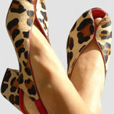 Louison - Sandály s leopardím vzorem