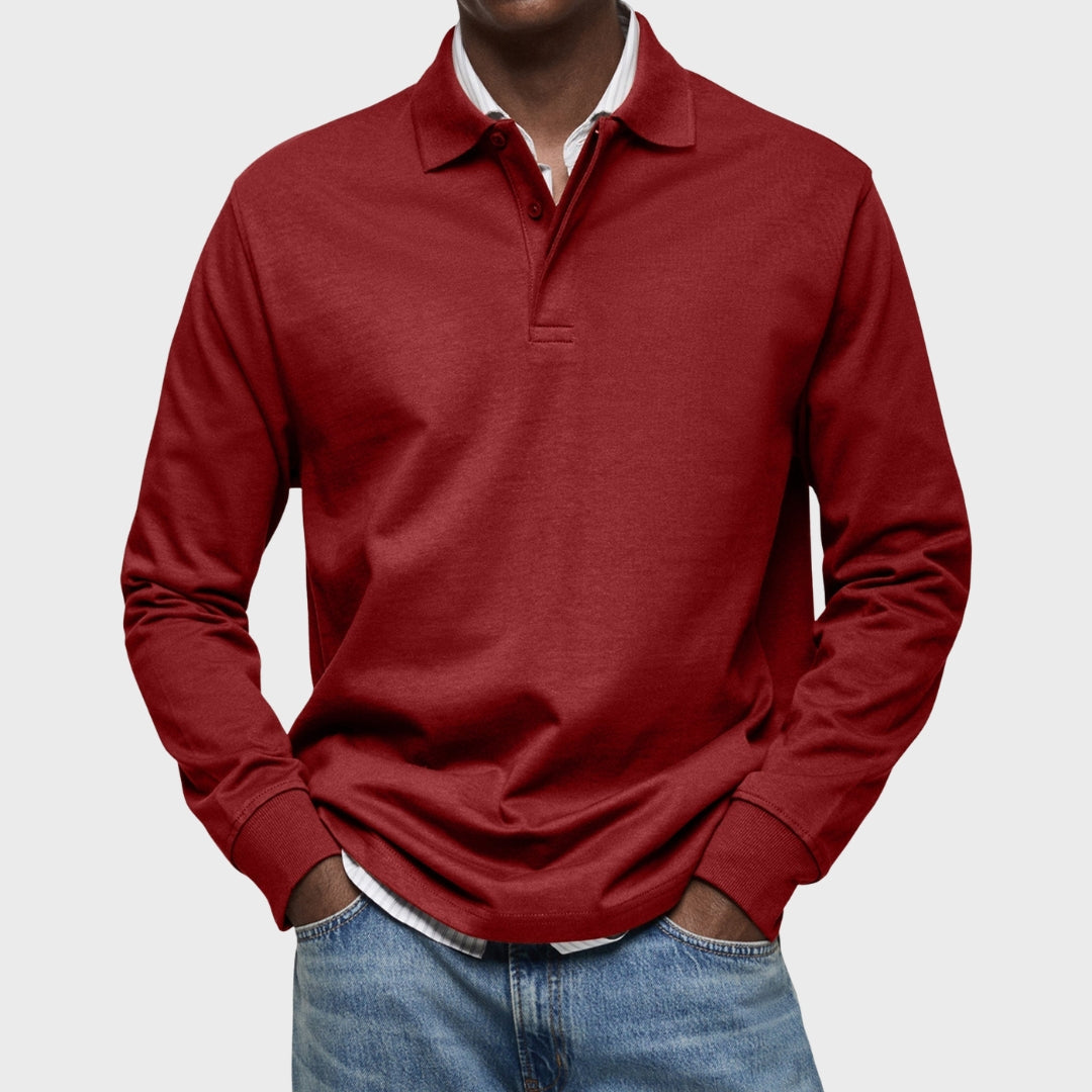 Eduardo - Luxusní Polo S Dlouhými Rukávy