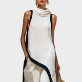 Leonora - elegantní komplet z lina