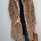 Leia - Dlouhý leopardí kabát