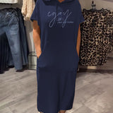 Sásquia - Pohodlné šaty s kapucí