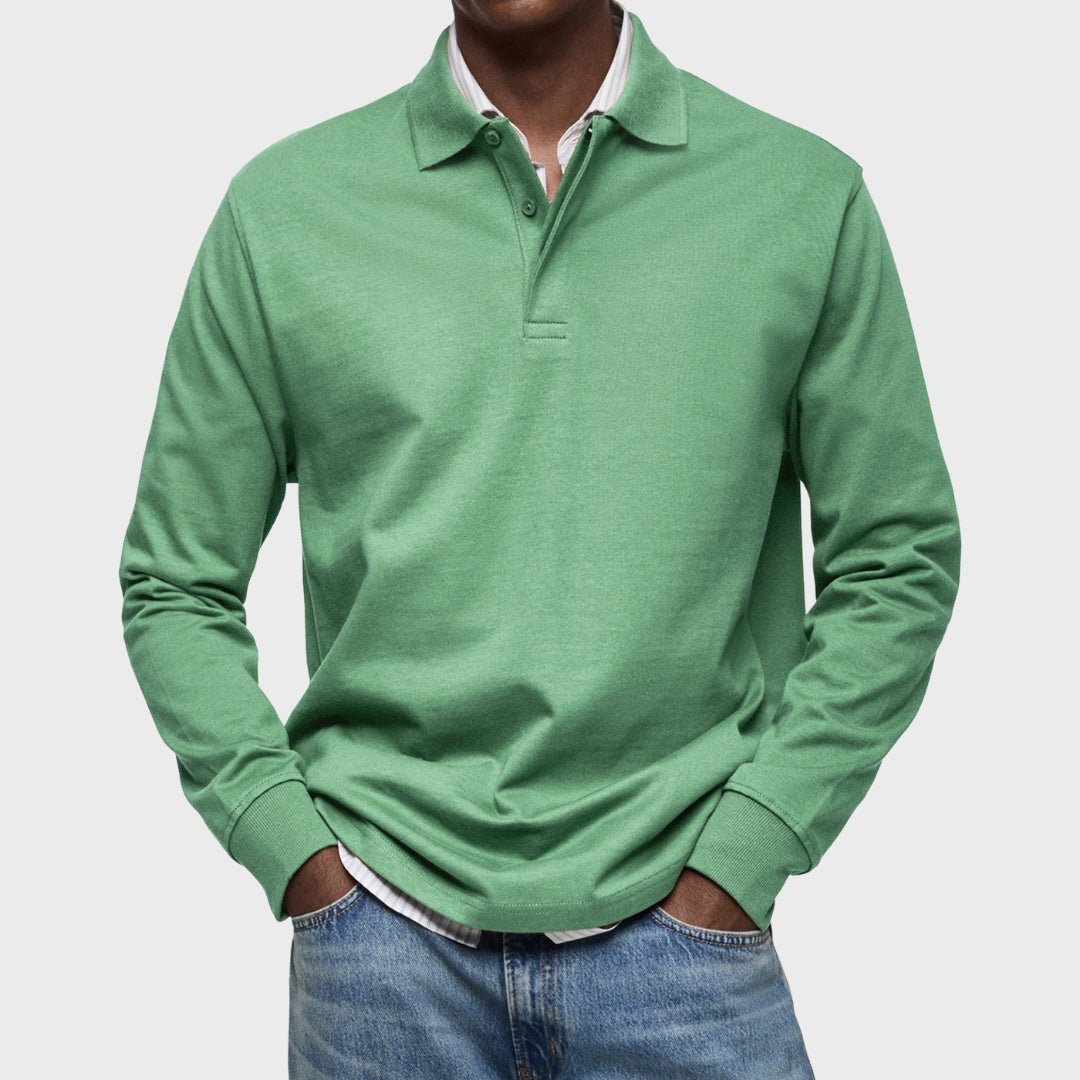 Eduardo - Luxusní Polo S Dlouhými Rukávy