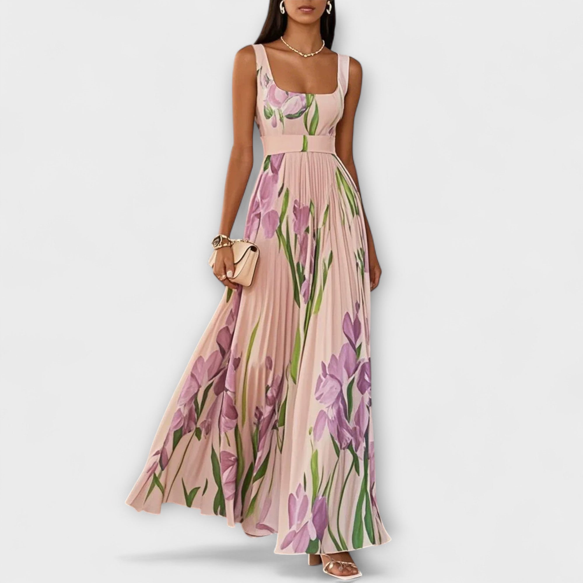 Penélope - Maxi šaty z chiffon