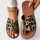 Tareyja - Bicolor sandály s leopardím vzorem