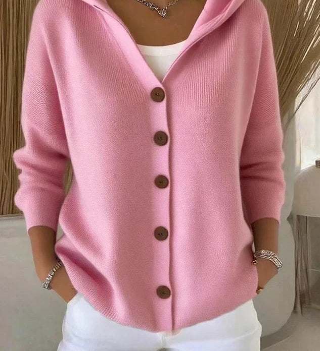 Felícia - Moderní cardigan s kapucí