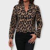 Catarina - Casual leopardí blůza