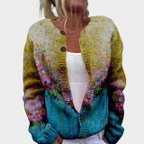 Rita - Květinový cardigan na podzim