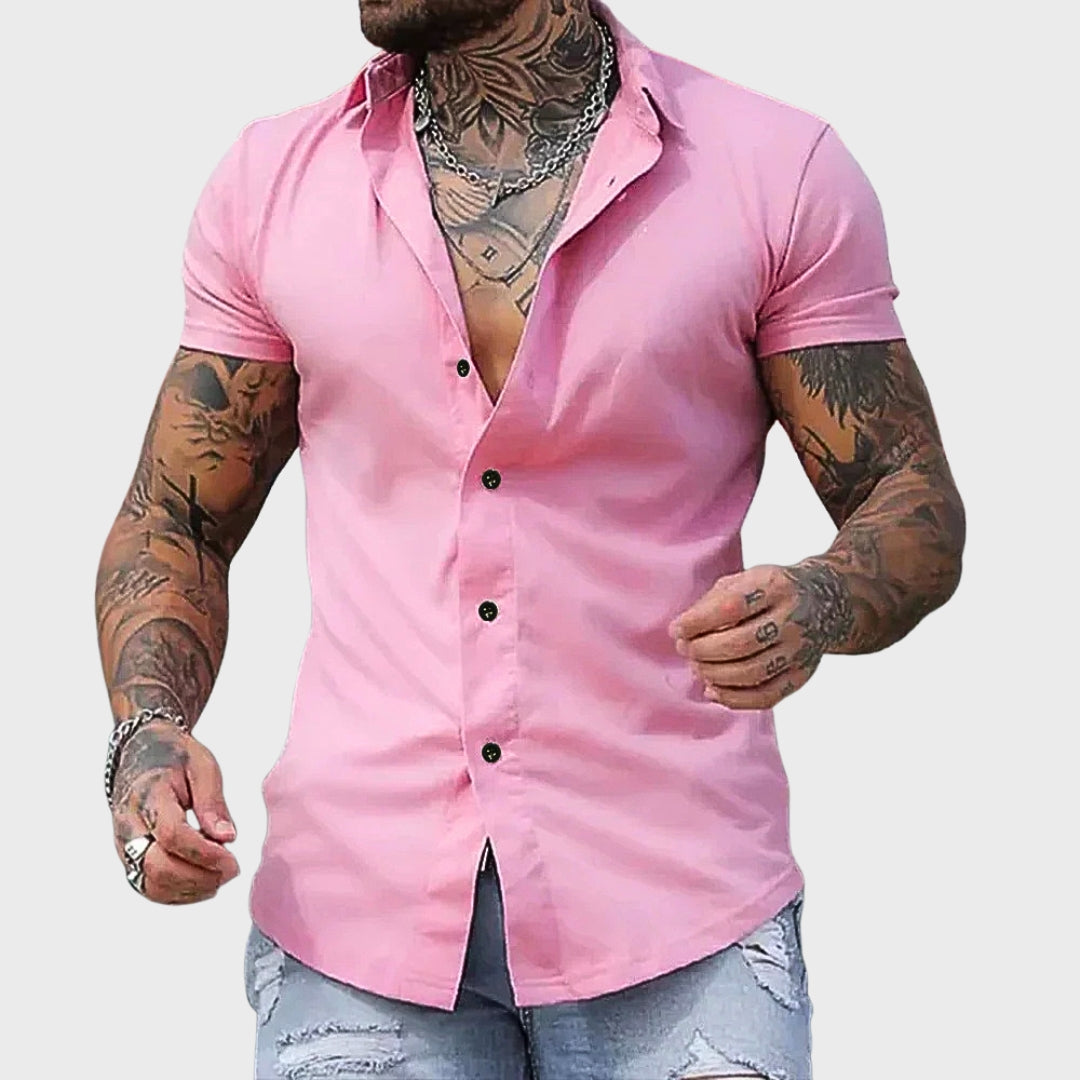 Ricardo - Košile s krátkým rukávem Slim
