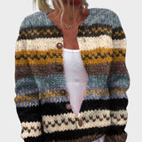 Eva - Podzimní květinový cardigan
