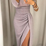 Natália - Elegantní šaty s odhalenými rameny