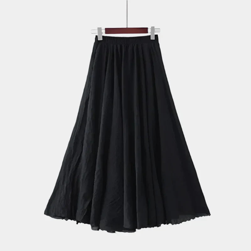 Elegantní sukně s vysokým pasem