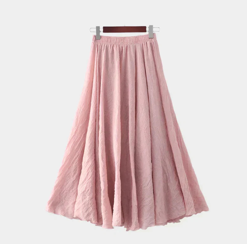 Elegantní Sukně s Vysokým Pasem