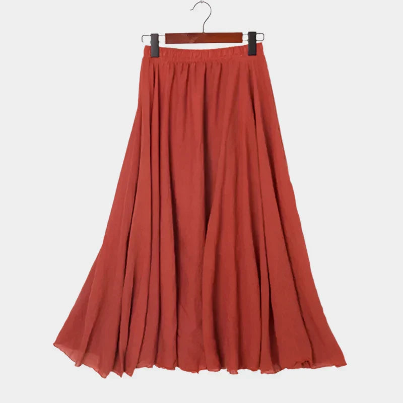 Elegantní sukně s vysokým pasem