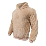 Mikina - Směs fleece s kapucí