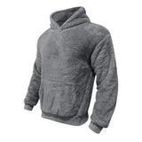 Mikina - Směs fleece s kapucí