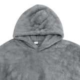 Mikina - Směs fleece s kapucí