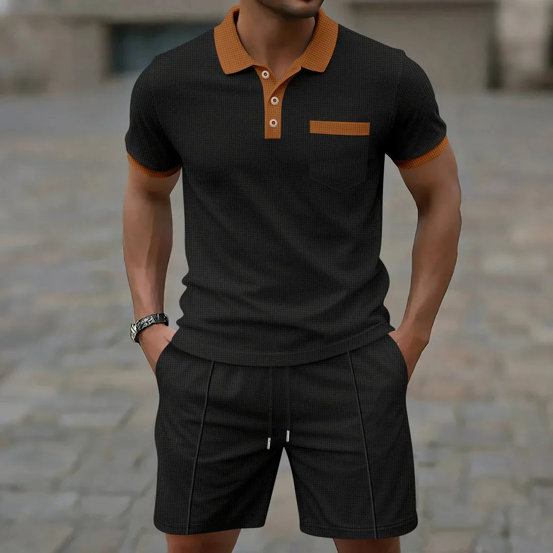 Polo set - Waffle tkanina
