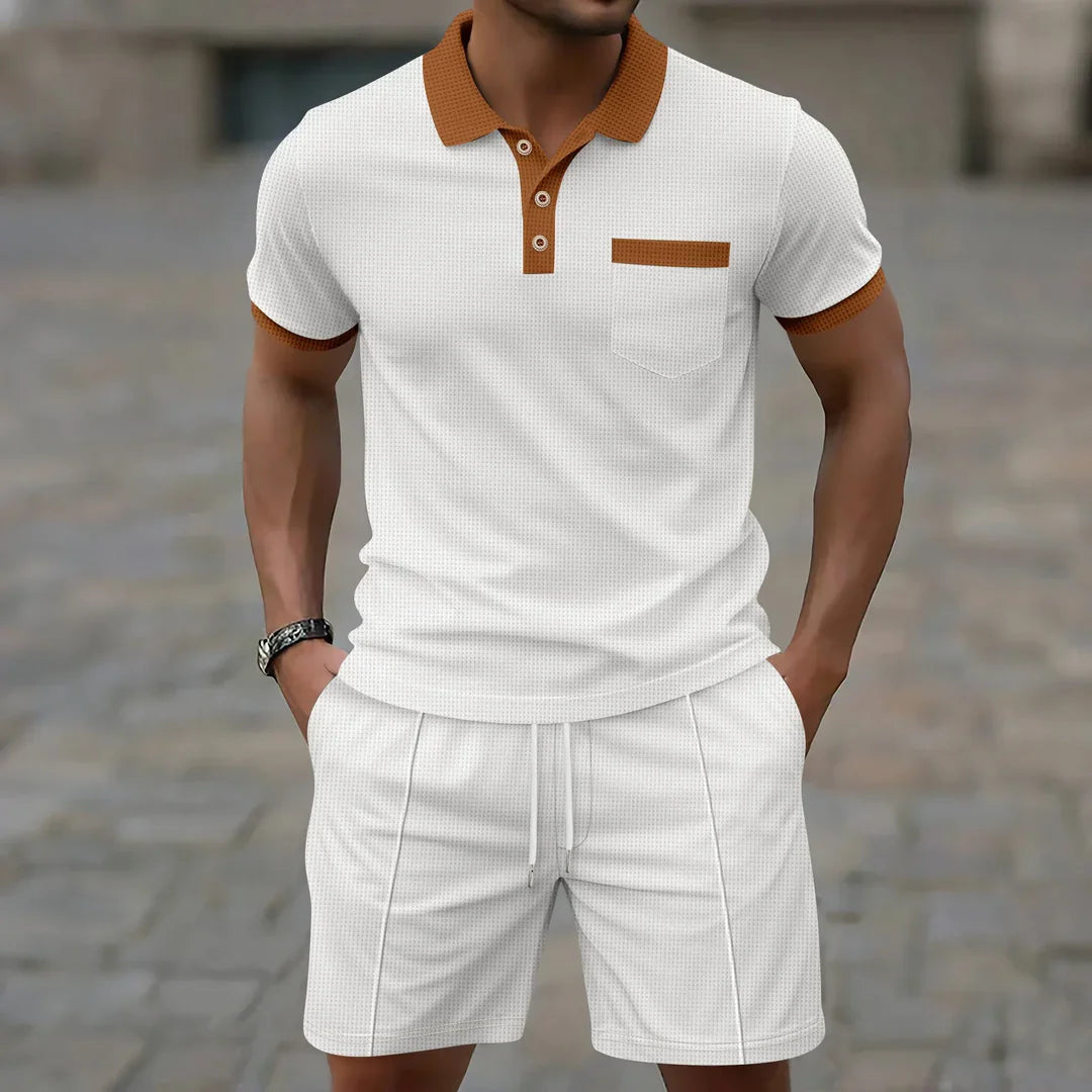 Polo set - Waffle tkanina