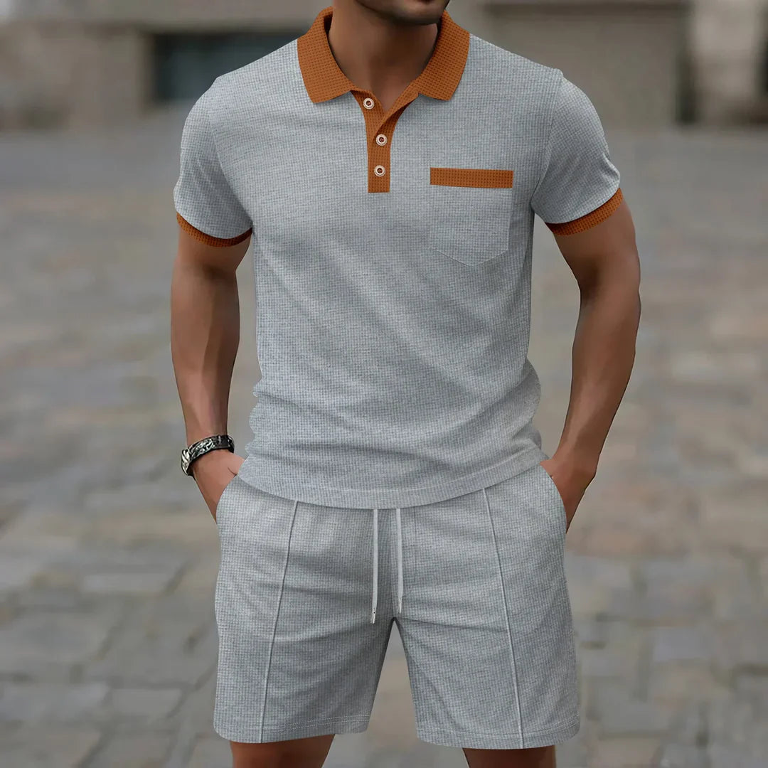 Polo set - Tkanina Waffle