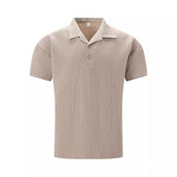 Polo tričko - Textura Jacquard Relaxed