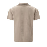 Polo Košile - Relaxovaná Jacquard Textura