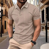 Polo Košile - Relaxovaná Jacquard Textura