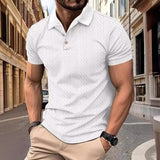 Polo Košile - Relaxovaná Jacquard Textura