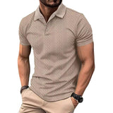 Polo Košile - Relaxovaná Jacquard Textura