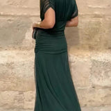 Luana - Elegantní šaty s výstřihem do V