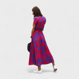 Růžová lilie - Boho Chic šaty