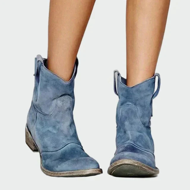 Retro cowboyské boty do kotníku