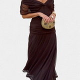 Luana - Elegantní šaty s výstřihem do V