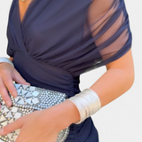 Luana - Elegantní šaty s výstřihem do V