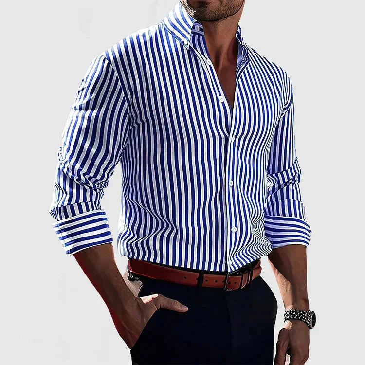 Overshirt Soft Blend - Pruhy