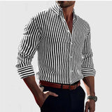 Overshirt Soft Blend - Pruhy