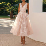 Catarina - Elegantní Midi Šaty