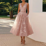 Catarina - Elegantní Midi Šaty