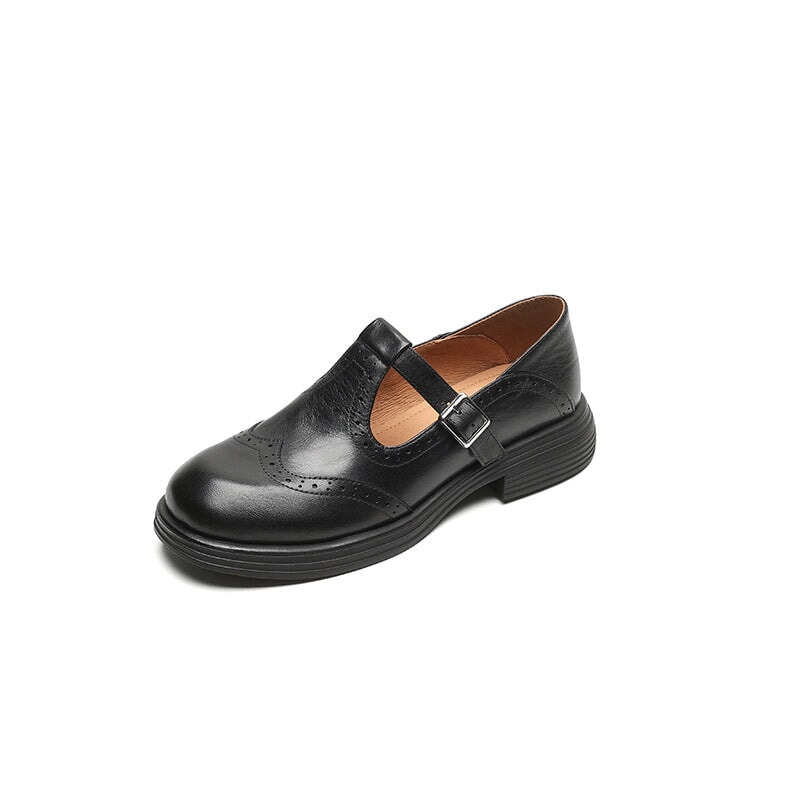 Vela - Premium kožené Mary Janes
