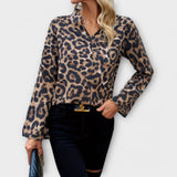 Catarina - Casual leopardí blůza