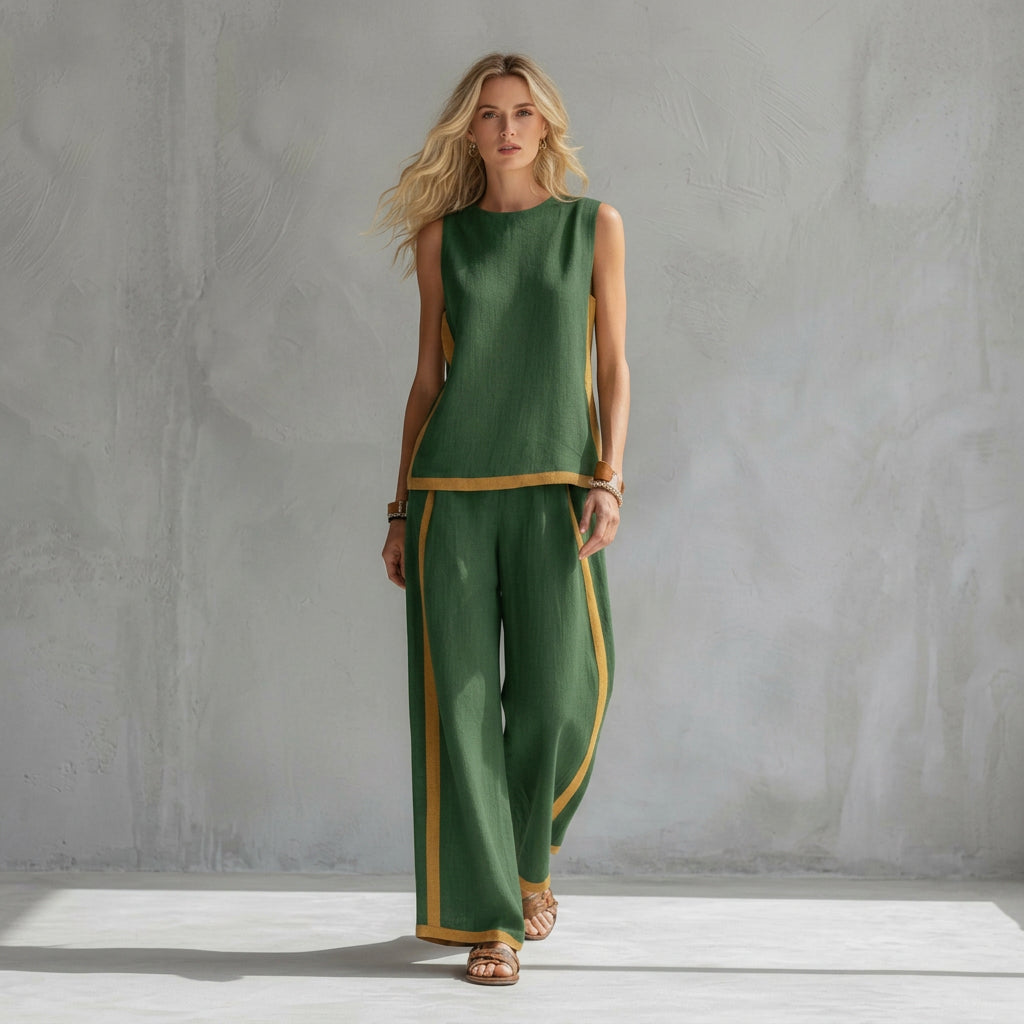 Teresa - Elegantní Lněný Set