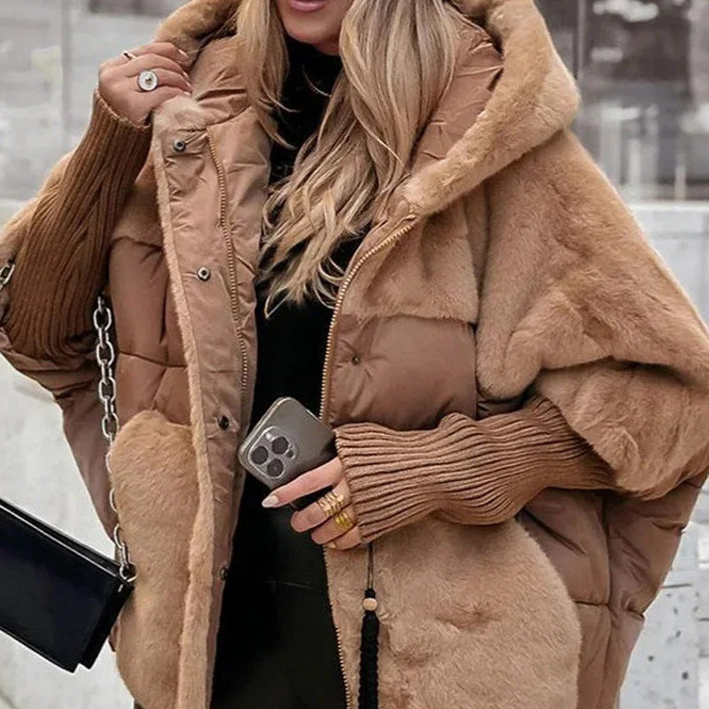 Dominika - Prošívaná bunda s kapucí
