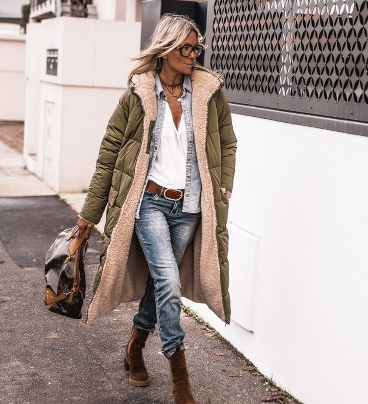 Tânia - Teplý Dvojitý Kabát