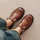 Vela - Premium kožené Mary Janes