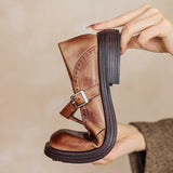 Vela - Premium kožené Mary Janes