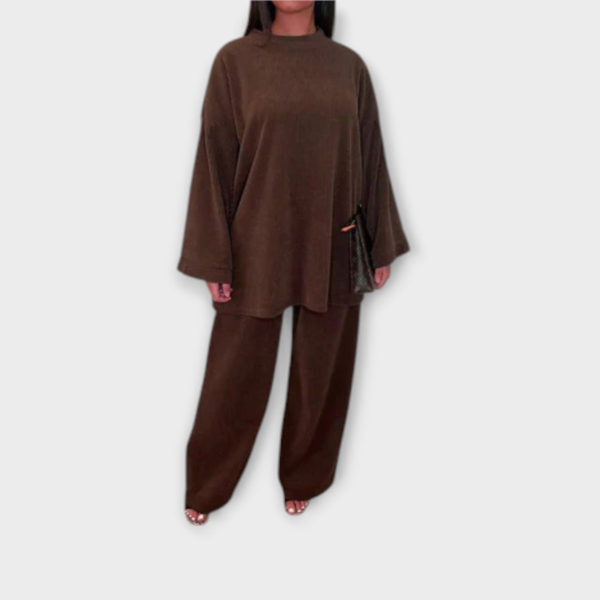 Ingrid - Plus Size Acanalado Sada