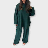 Ingrid - Plus Size Acanalado Sada