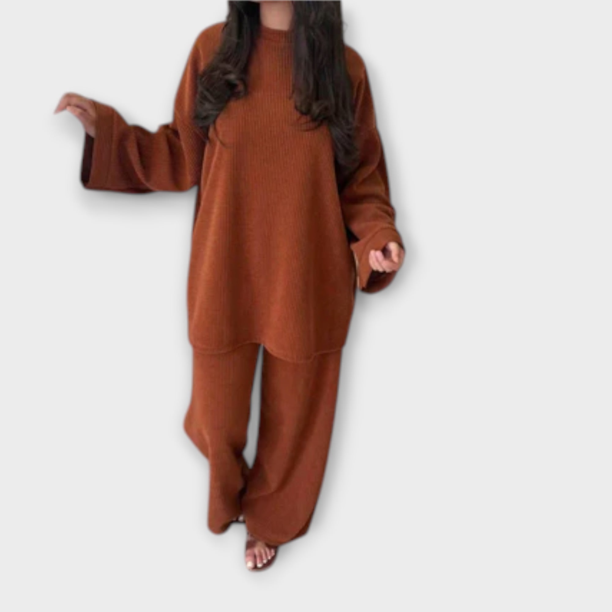 Ingrid - Plus Size Acanalado Sada