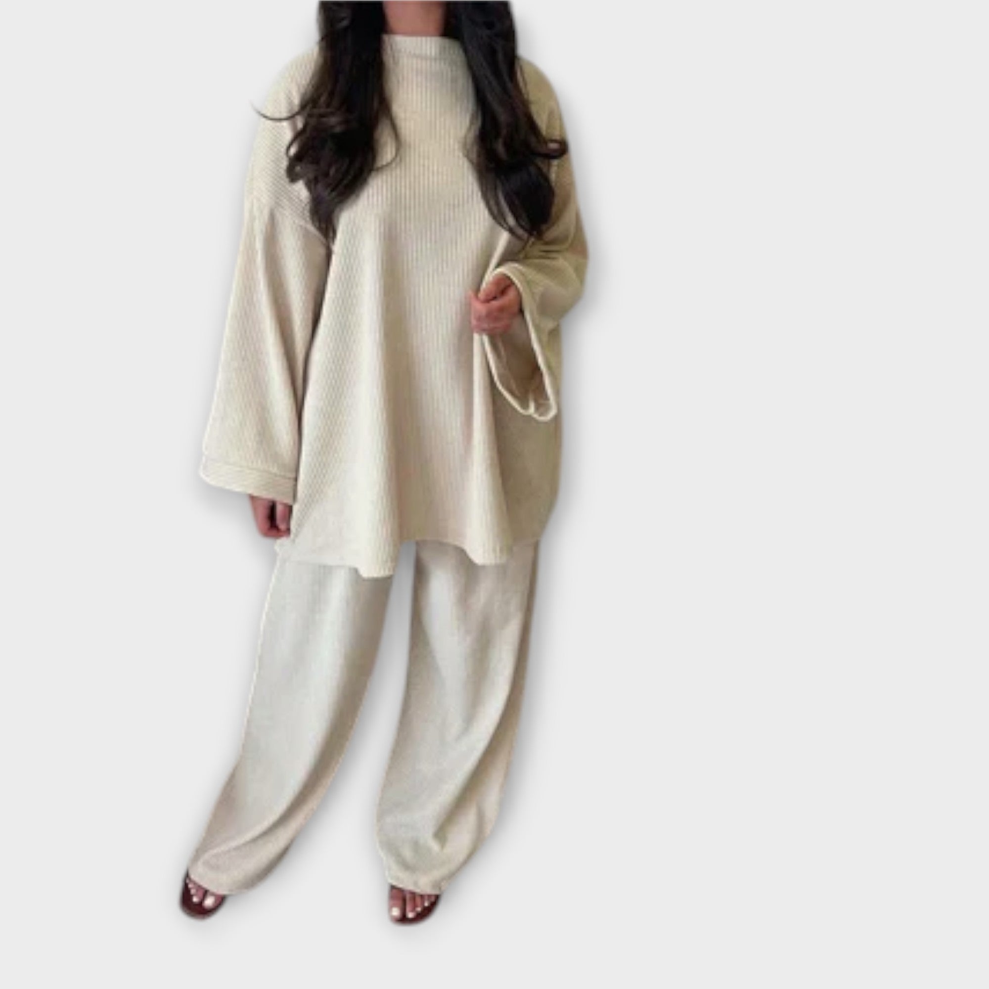 Ingrid - Plus Size Acanalado Sada