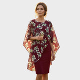 Amalie - Elegantní šaty s květinovým topem z chiffon