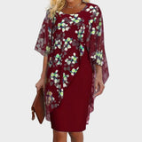 Amalie - Elegantní šaty s květinovým topem z chiffon